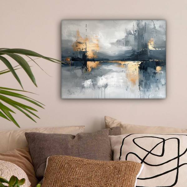 LEINWANDBILD Abstrakte Kunst 40 x 30 cm