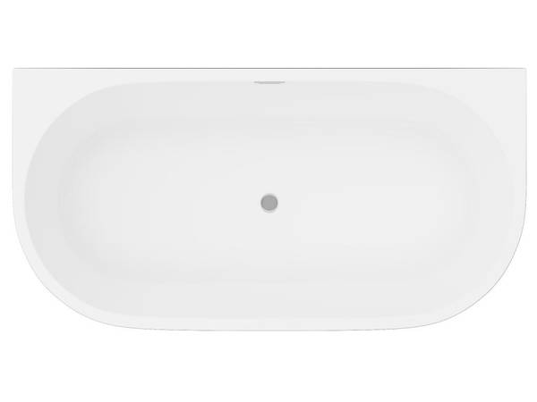 Vorwandbadewanne DIVINA Schwarz