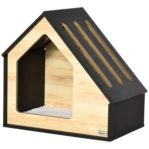 Hundehütte D02-120 Braun - Holzwerkstoff - 40 x 60 x 60 cm