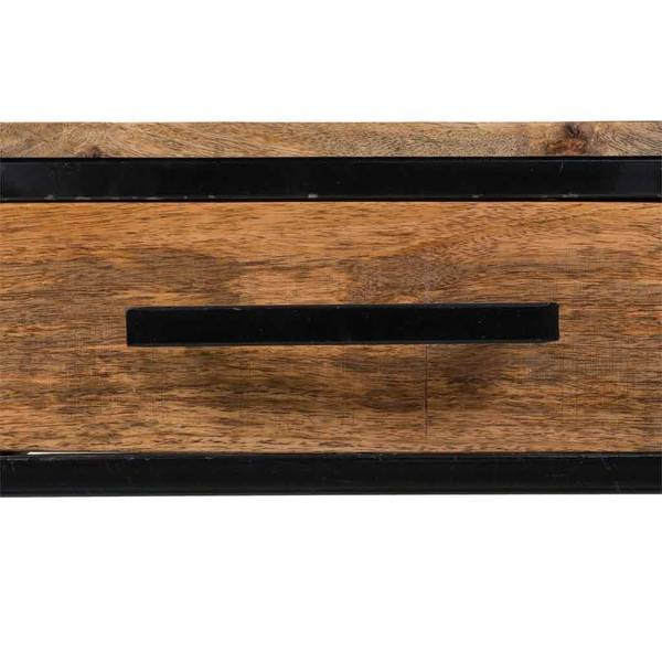 Couchtisch 4523227347 Braun - Metall - 119 x 48 x 61 cm