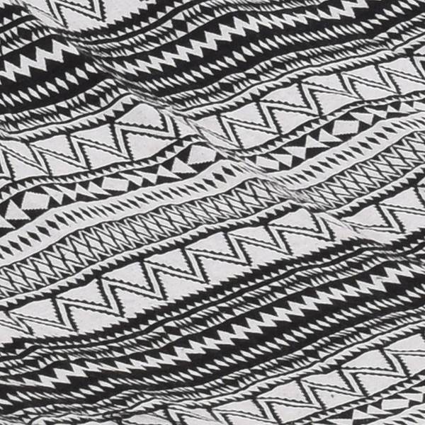 Hängematte 911913-W1 Schwarz - Grau - Weiß - Textil - 80 x 3 x 200 cm