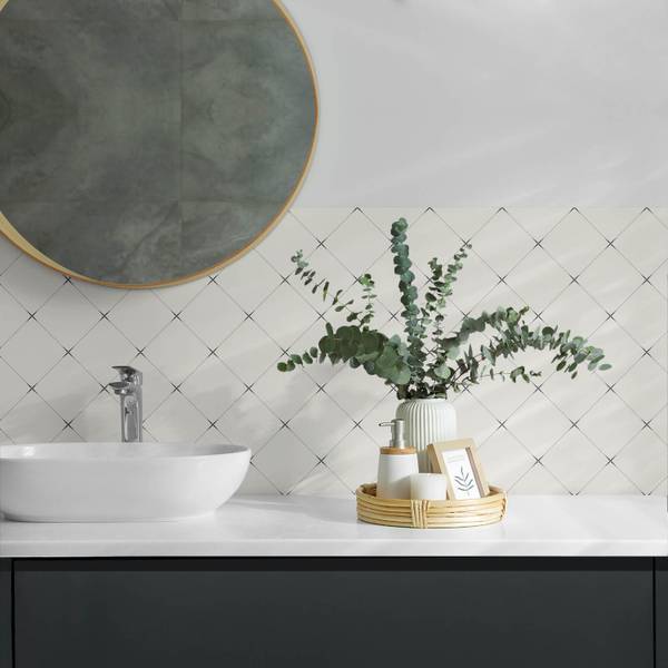 Klebepaneele Rauten Geo-Muster 100 x 50 cm