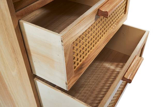 Kommode ViennaLiving Braun - Holzwerkstoff - 35 x 99 x 40 cm