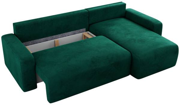 Ecksofa ARGOS L Dunkelgrün