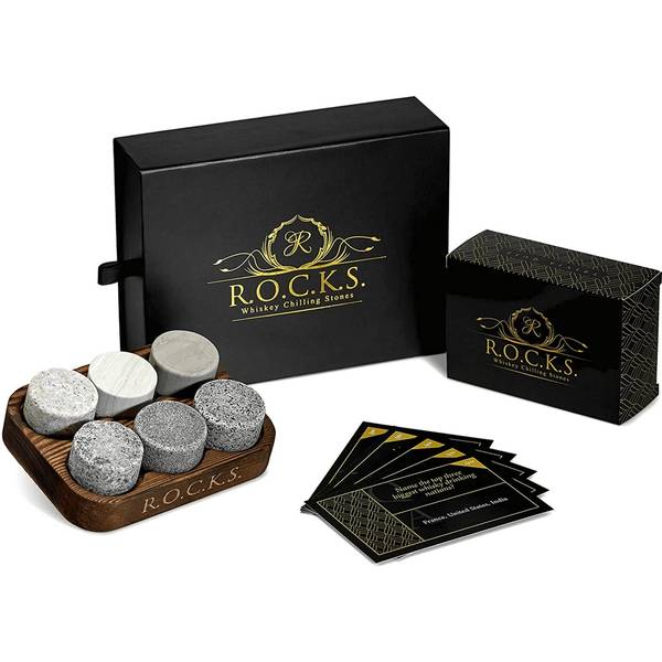 Set à whisky Quiz (9 pcs.) Granit - 15 x 21 x 5 cm