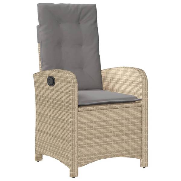 Garten-Essgruppe 3037781-1 (5-teilig) Beige - Polyester - Akazie - Stahl - 110 x 71 x 110 cm