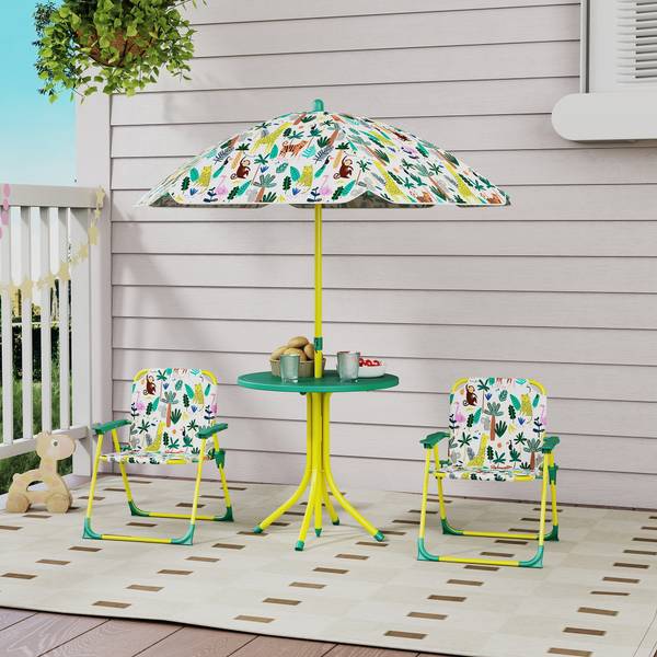 Kinder Gartenmöbel 3E3-012V00GN Grün - Kunststoff - 50 x 50 x 50 cm