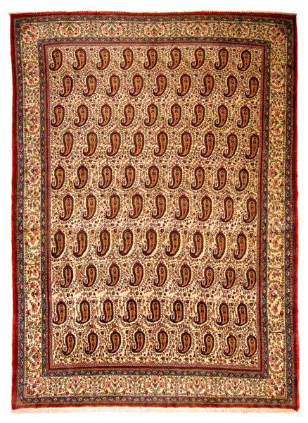 Orientteppich Oriental Beige - Wolle - 219 x 1 x 329 cm