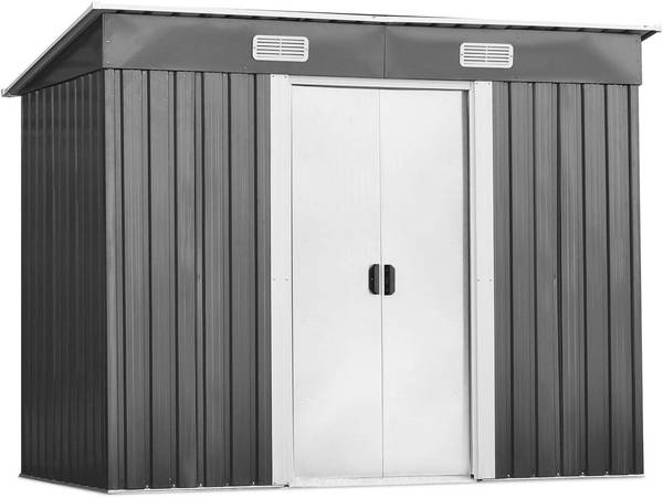 Gereedschapsschuur SF5638SD+NL grijs - metaal - 131 x 181 x 238 cm