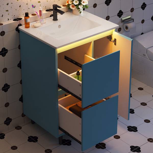 Badezimmerwaschtisch Muses Ⅱ Blau