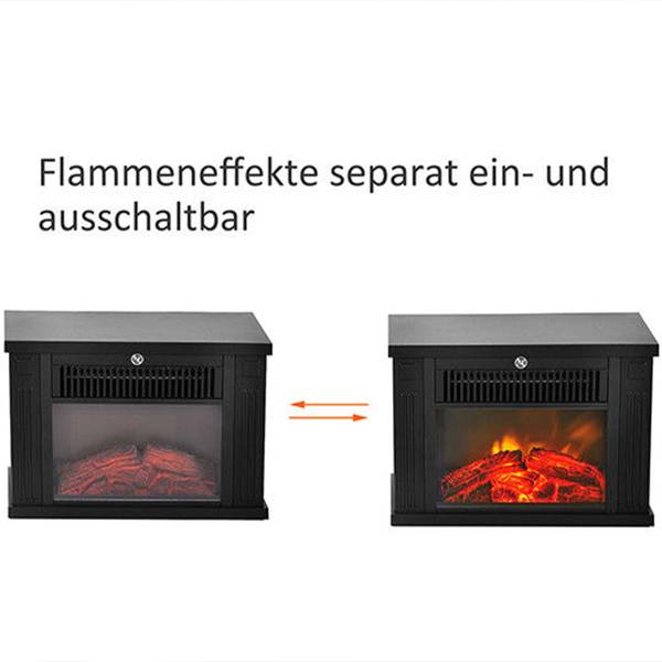 Elektrokamin 820-050 Braun - Metall - 17 x 25 x 34 cm