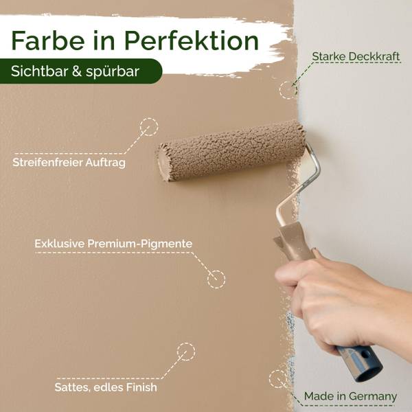 Wandfarbe   Amber Stone Beige - Harz - 19 x 23 x 19 cm