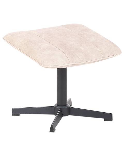 Fauteuil LIA 2-delig beige - zwart - textiel - 71 x 79 x 80 cm