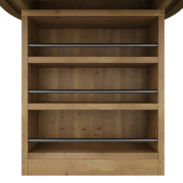 Esstisch MUDZomm393 Ⅲ Braun - Holzwerkstoff - 90 x 76 x 200 cm