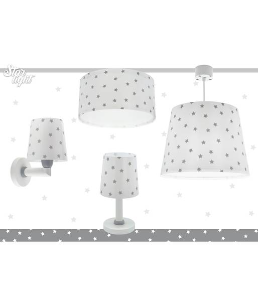 Deckenleuchte Stern Weiß 2er Set Weiß - Kunststoff - 33 x 17 x 33 cm