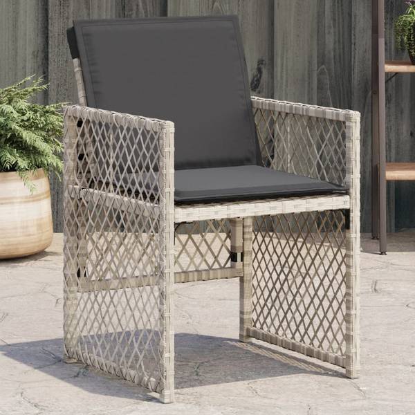 Gartenstuhl 3032897 4er Set Grau