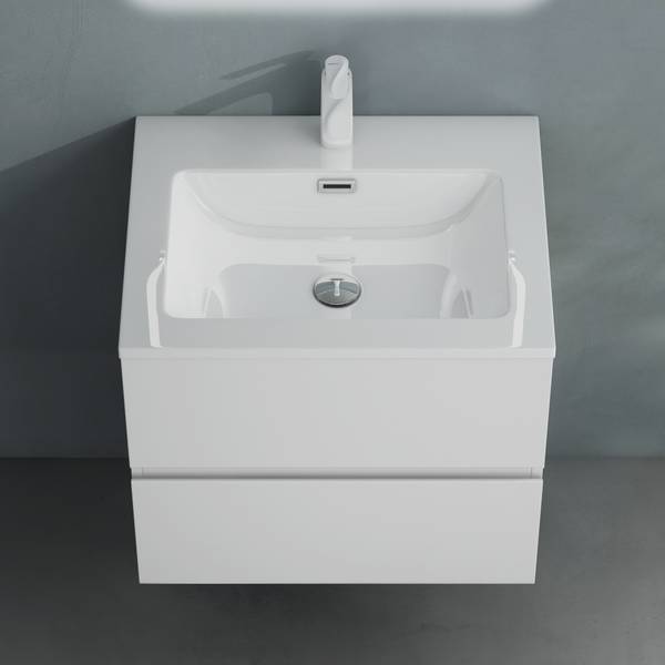 Waschtisch Aqualis Weiß - Breite: 60 cm