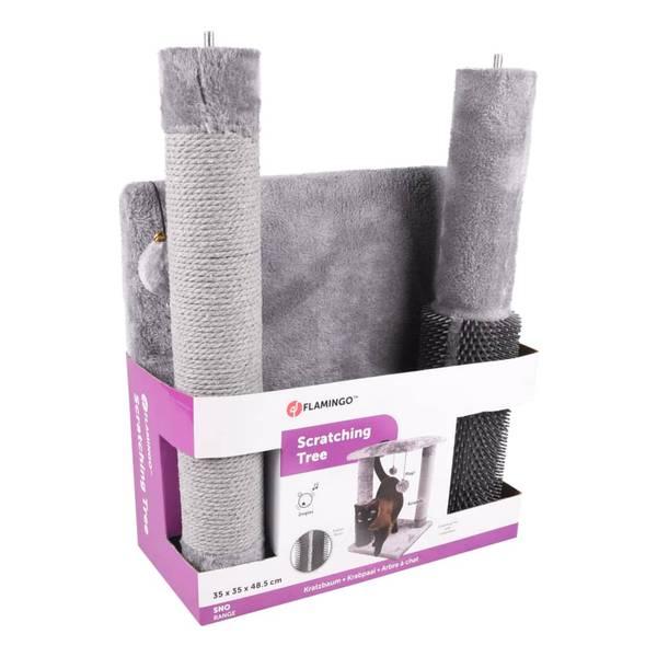 Kratzbaum 443252 Grau - Polyester - 35 x 49 x 35 cm