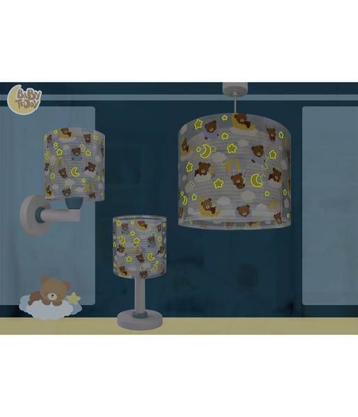 Deckenlampe für Kinder Baby Teddy  Bären Blau