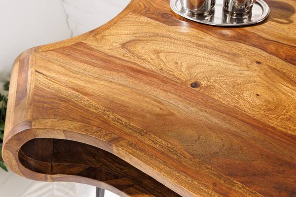 Schreibtisch ORGANIC LIVING Braun - Sheesham - 120 x 79 x 70 cm