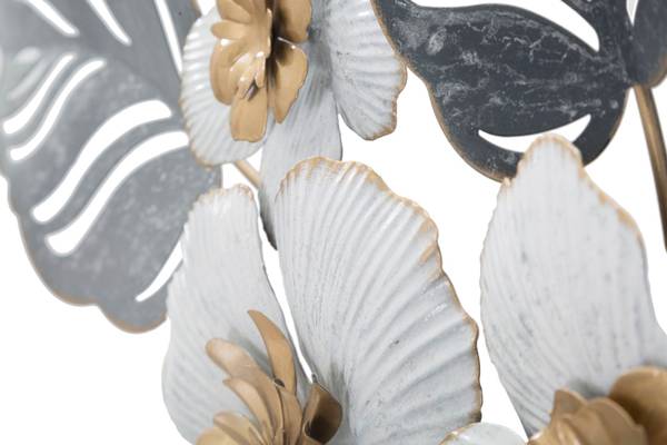 Wanddekoration Flot B Metall - 5 x 39 x 66 cm