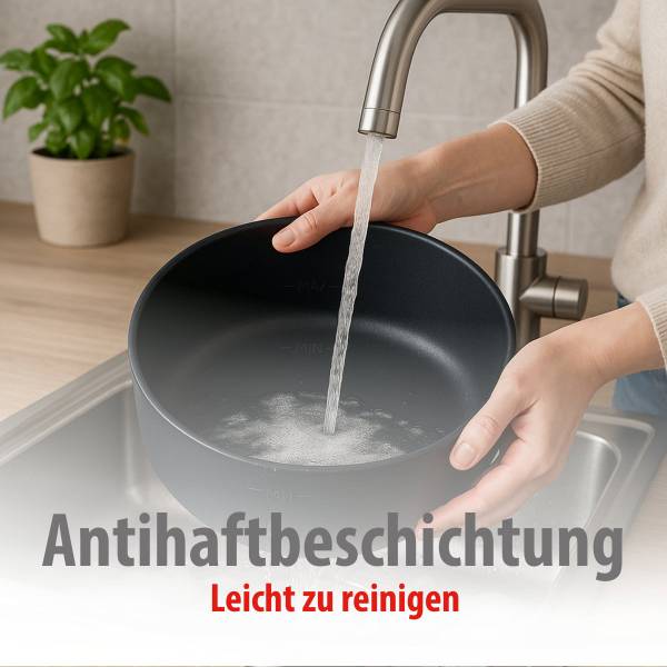 Elektrischer Fonduetopf MEALFO190002 Schwarz - Kunststoff - 23 x 17 x 26 cm