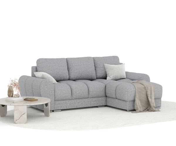Ecksofa Peebles Grau