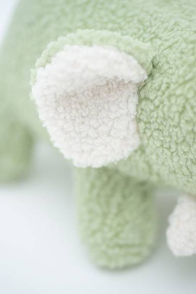 Schaukeltier Elefant Grün - Polyester - 27 x 11 x 13 cm