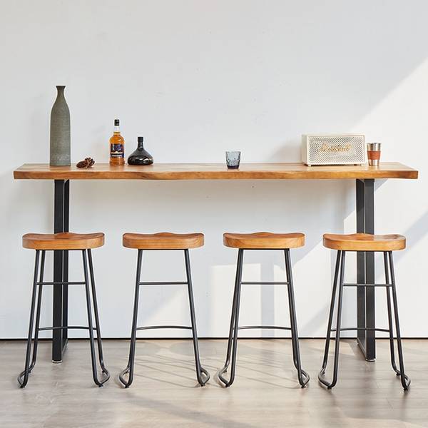 Esstisch Biertisch  Stehtisch  Vollholz 180 x 45 cm