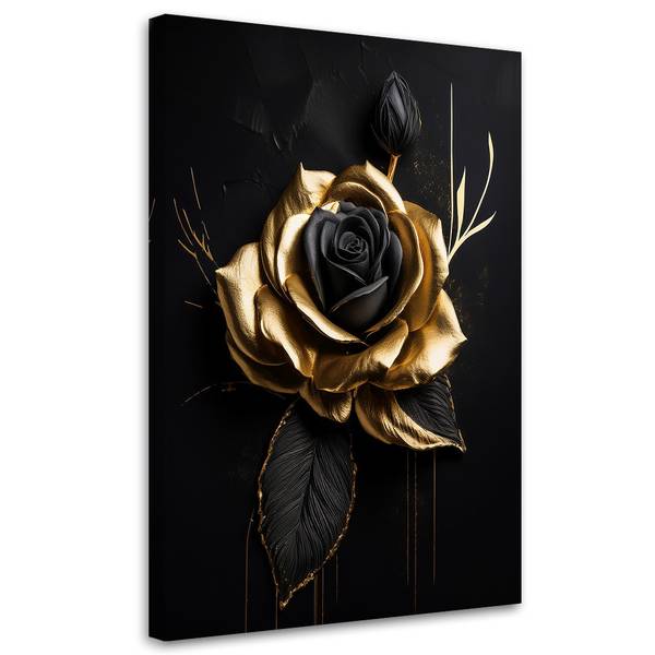 Wandbild rose 40 x 60 cm