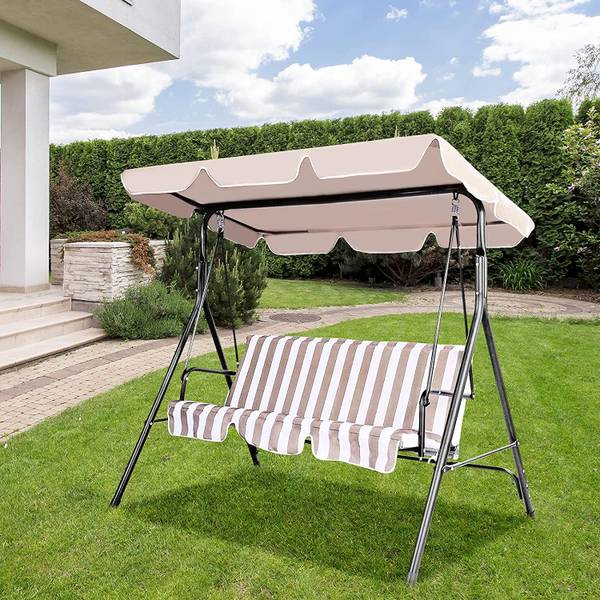 Sonnendach Ersatzdach Beige - Kunststoff - 132 x 1 x 191 cm