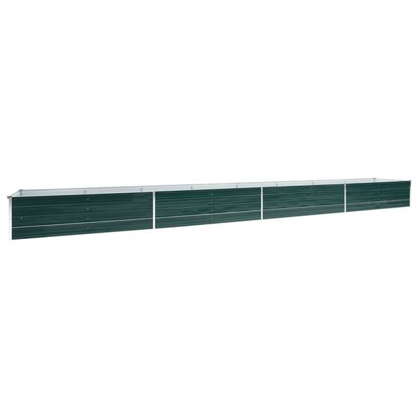 Garten-Hochbeet 3011435-5 Grün - Stahl - 80 x 45 x 600 cm