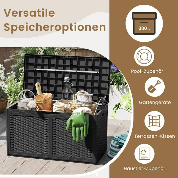 Gartenbox ZB34623 Schwarz