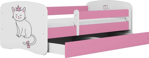 Kinderbett Emily Pink - 80 x 144 cm