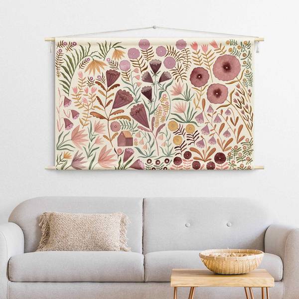 Wandteppich Voglhuber Blumenmeer 145 x 95 cm