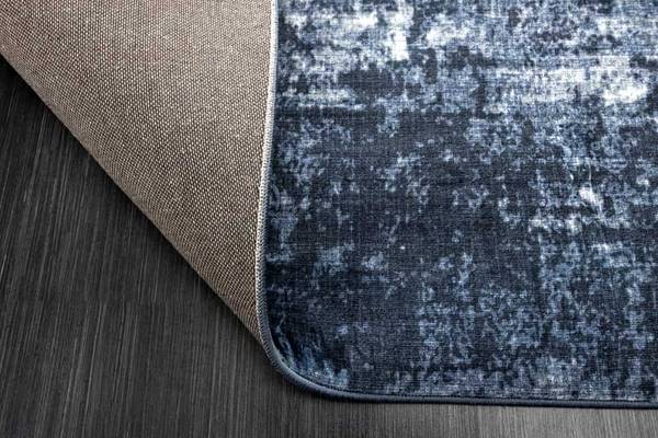 Teppich MODERN ART Grau - Baumwollstoff - Polyester - Wolle - 230 x 160 cm