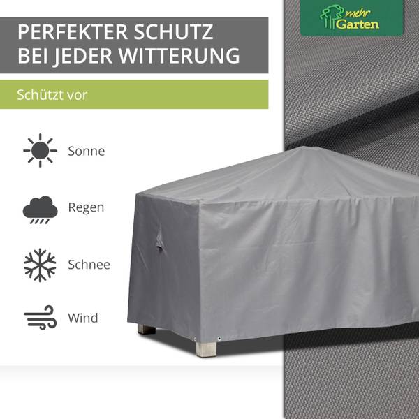 Schutzhülle Premium für Gartentisch Lichtgrau