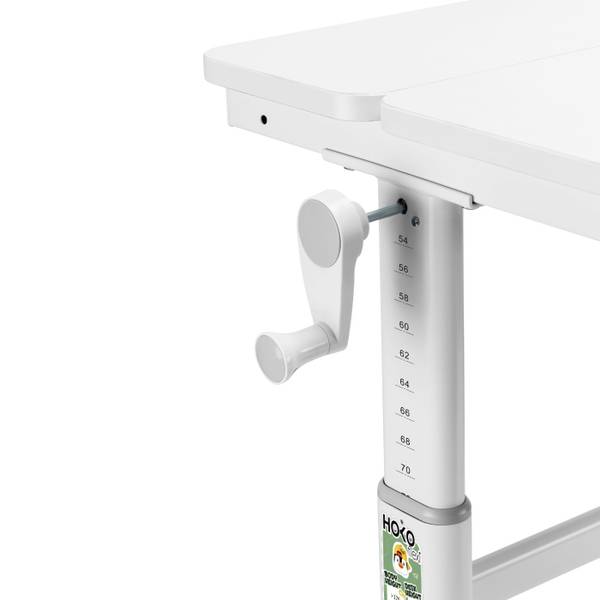 Kinderschreibtisch Höhenverstellbar ELIN Weiß - Holzwerkstoff - 120 x 76 x 60 cm