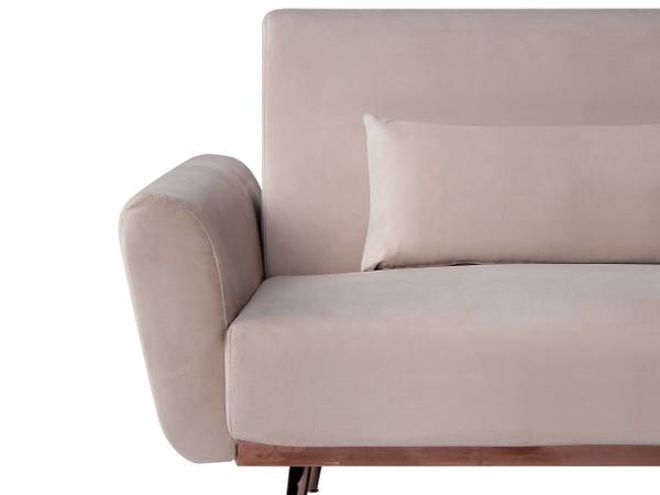 Sofa EINA 3-tlg Beige - Grau - Textil - 210 x 86 x 81 cm