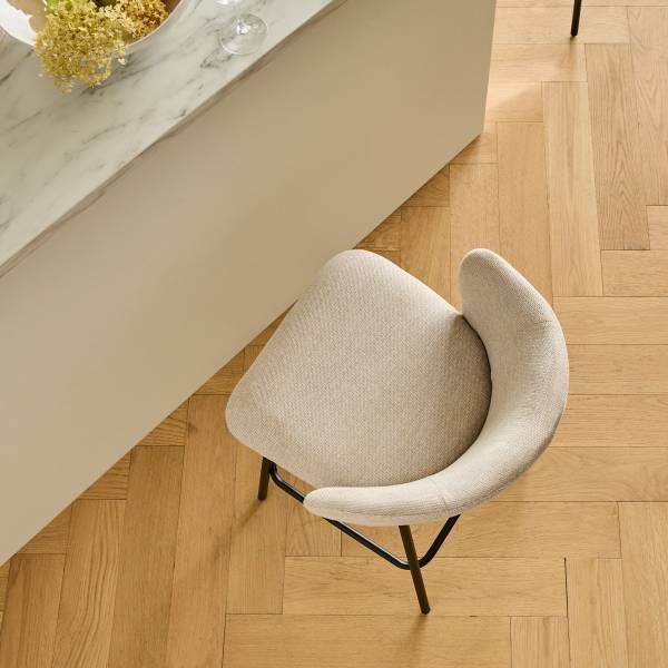 Hocker SORREL 2er-Set Beige