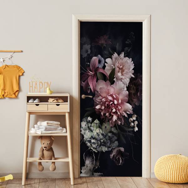 FOTOTAPETE TÜR Blumen 75 x 205 cm
