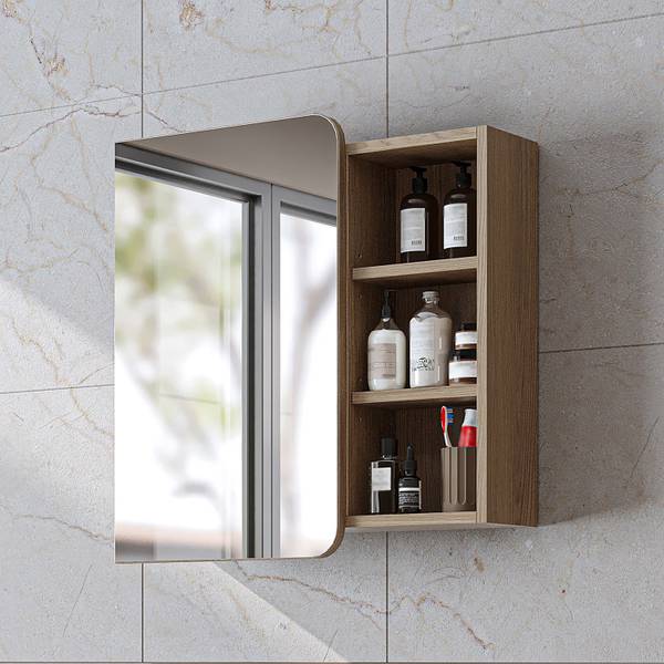 Spiegelschrank LYCIA-82 Eiche Hell