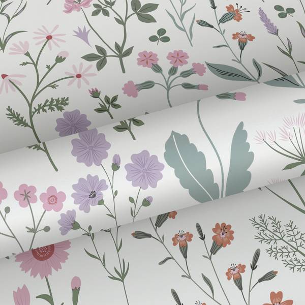 Tapete 139482 Violett - Fleece - 53 x 1005 x 1005 cm