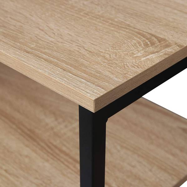 Standregal Finja Braun - Holzwerkstoff - Metall - 80 x 97 x 35 cm