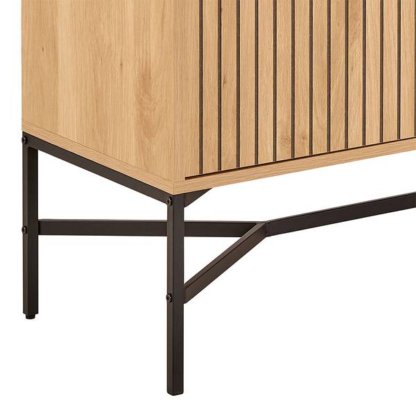 Sideboard Jaipur Braun - Holz teilmassiv - 180 x 70 x 40 cm