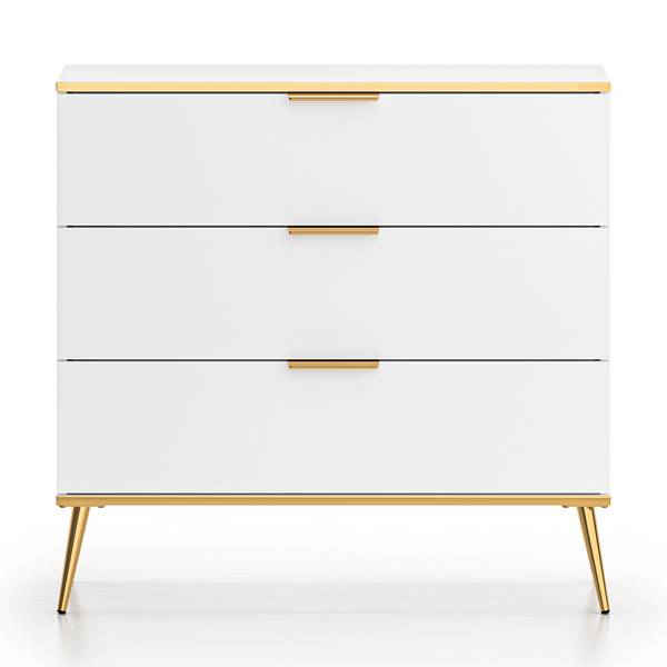 Kommode VLORA-131-2 Weiß - Holzwerkstoff - 92 x 88 x 40 cm