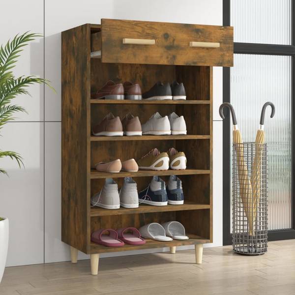 Schuhregal 3015330 817555 Braun - Holzwerkstoff - 35 x 105 x 35 cm