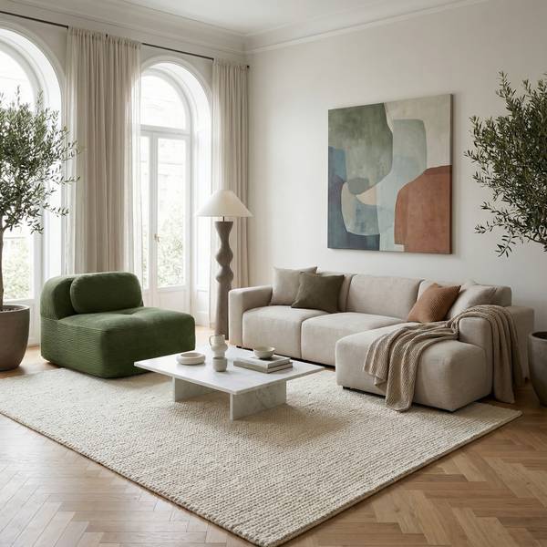 1-Sitzer-Sofa Shalefault Grün