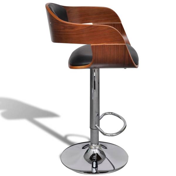 Barstuhl 3000246-1 Schwarz - 49 x 109 x 49 cm - Holzwerkstoff - Metall