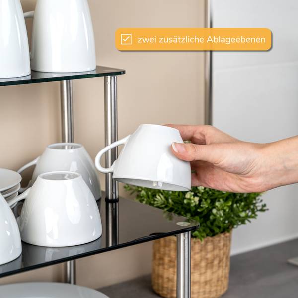 Gewürzregal 64633 Schwarz